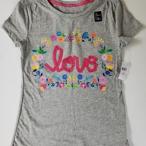GAP Girls NEW t shirt Size Large / 10-11 yrs grey